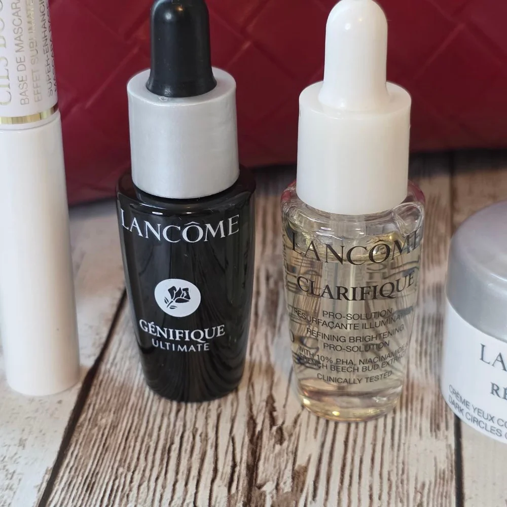 Women's Lancôme Makeup Set of 7, travel size NWOT